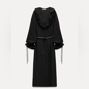 Zara black maxi dress